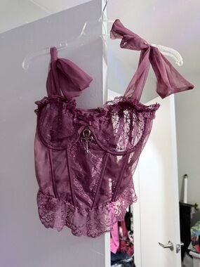 NWT Widow Dance With Death Corset top size small